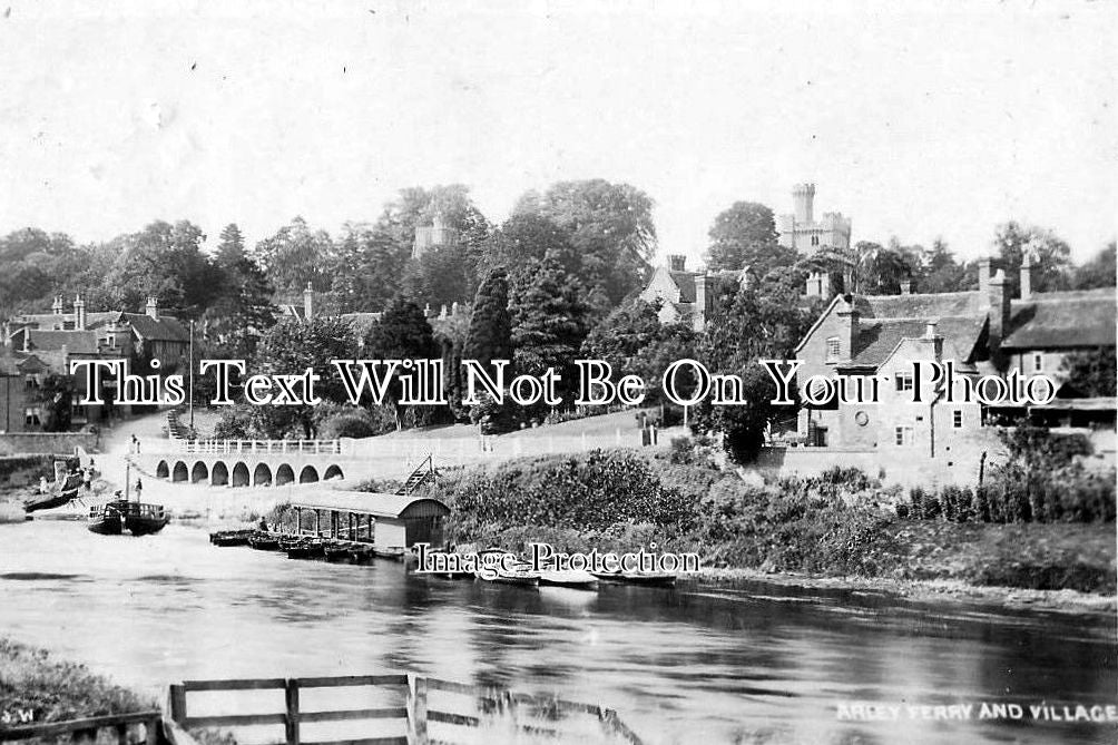 WO 446 - The Ferry & VIllage, Arley, Worcestershire c1928