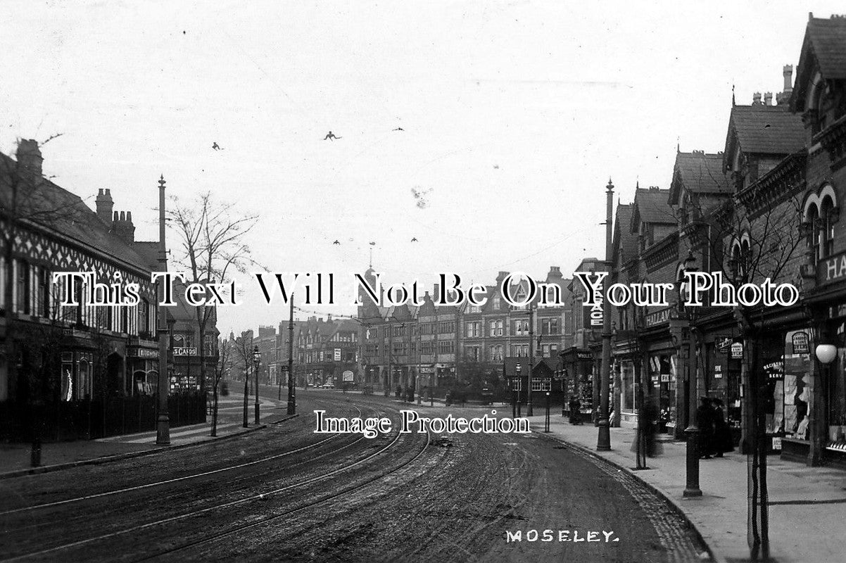 WO 484 - Moseley Village, Birmingham, Worcestershire c1913