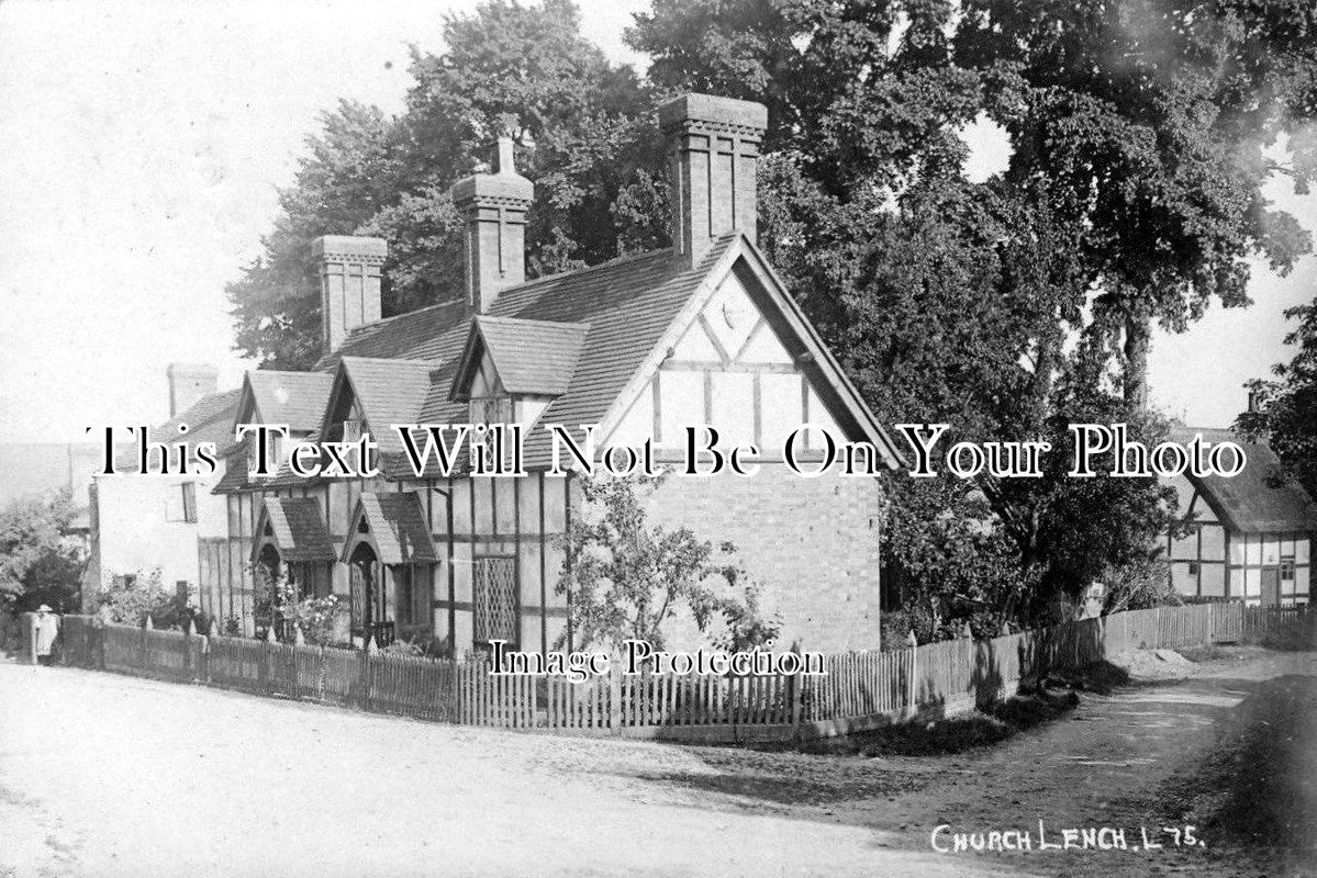 WO 499 - Church Lench Village, Worcestershire c1908