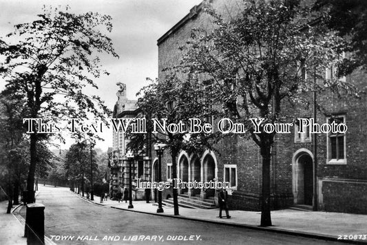 WO 552 - Town Hall & Library, Dudley, Worcestershire