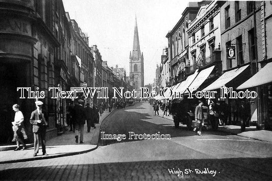 WO 61 - High Street, Dudley, Worcestershire c1925