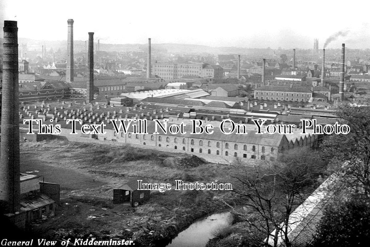 WO 613 - Kidderminster General View, Worcestershire