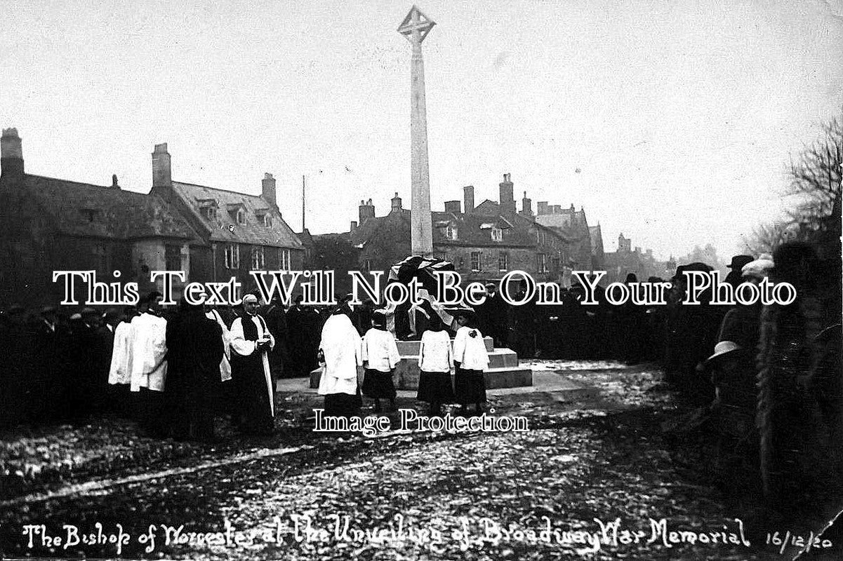 WO 62 - Broadway War Memorial Unveiling, Worcestershire