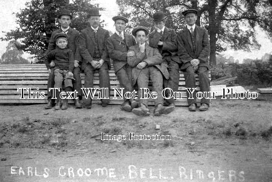 WO 65 - Bell Ringers, Earls Croome, Worcestershire c1910