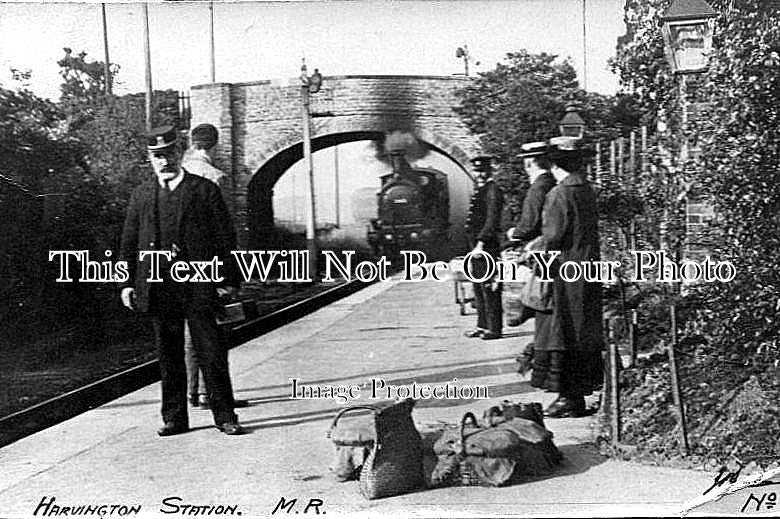 WO 66 - Harvington Railway Station, Worcestershire c1922