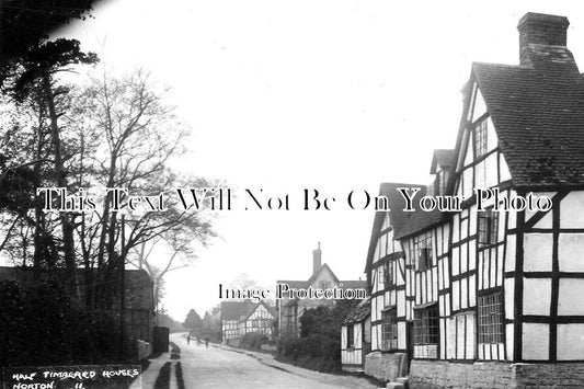 WO 662 - Half Timbered Houses, Norton Village, Worcestershire