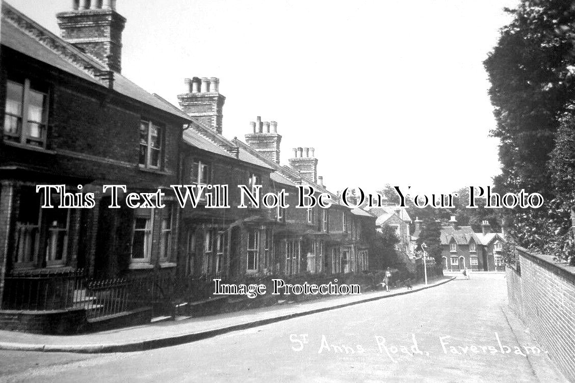 WO 722 - St Anns Road, Faversham, Worcestershire c1929