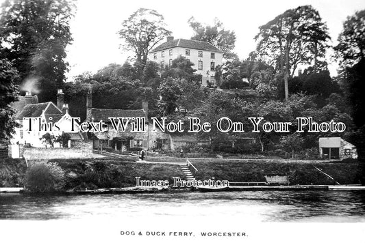 WO 730 - Dog & Duck Ferry, Worcester, Worcestershire