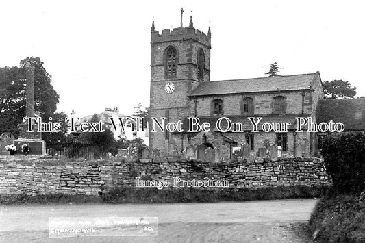 WO 736 - Church & War Memorial, Cropthorne, Worcestershire