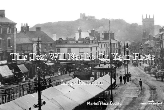 WO 778 - Dudley Market Place, Worcestershire c1911