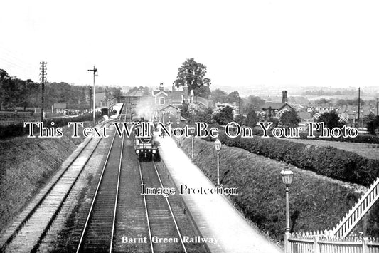 WO 785 - Barnt Green Railway Station, Birmingham, Worcestershire c1914