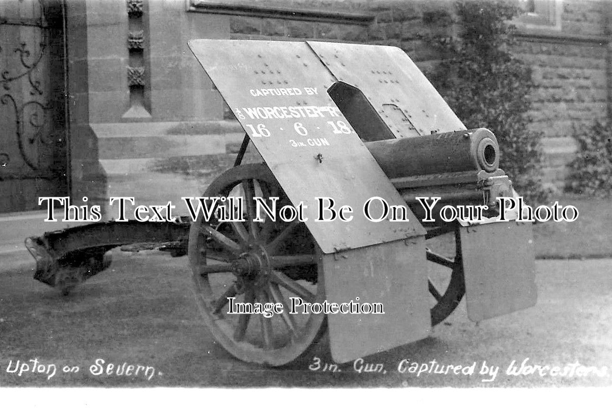 WO 794 - Captured WW1 German Gun, Upton On Severn, Worcestershire