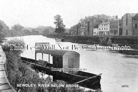 WO 812 - Bewdley River Below Bridge, Worcestershire