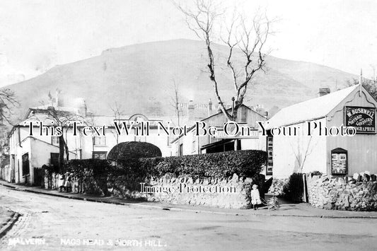 WO 848 - Nags Head Pub, North Hill, Malvern, Worcestershire c1905