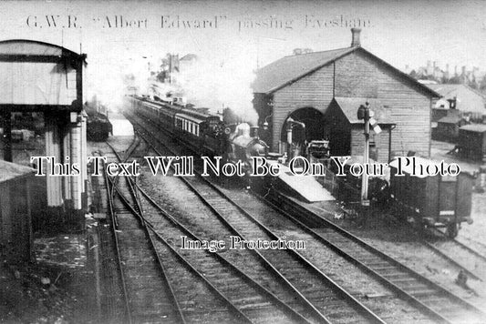 WO 889 - Evesham Railway Station, Worcestershire c1909