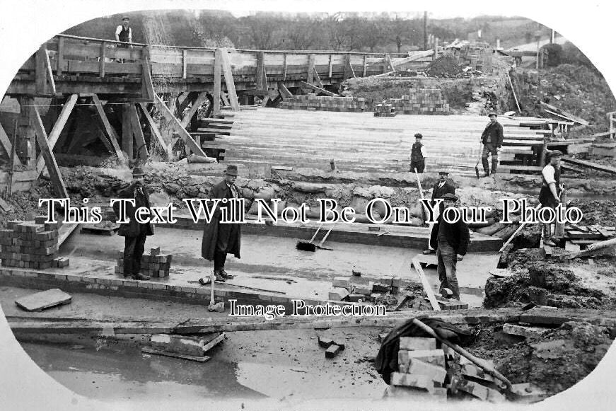 WO 89 - New Bridge Construction, Pershore, Worcestershire c1910