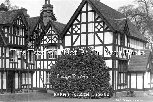 WO 910 - Barnt Green House, Worcestershire c1908