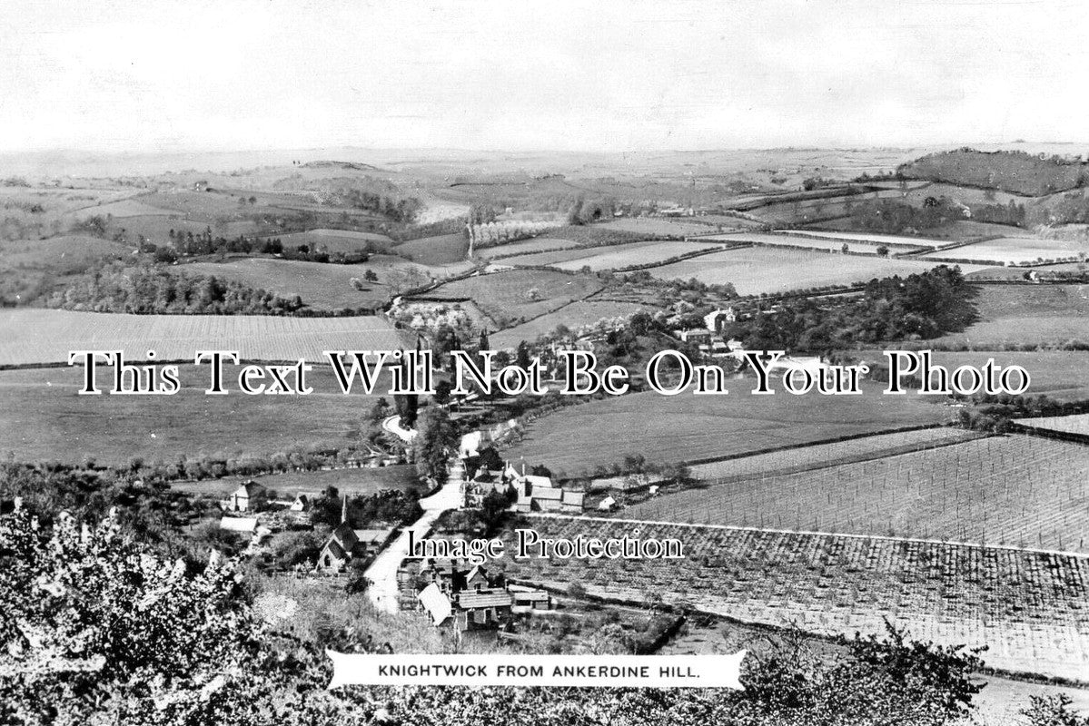 Knightwick WO 912 - Knightwick From Ankerdine Hill, Worcestershire – JB Archive