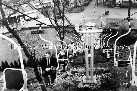 WO 939 - Chair Lift, Dudley Zoo, Worcestershire 1964