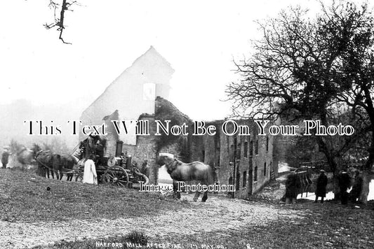 WO 952 - Nafford Mill After Fire, Eckington, Worcestershire