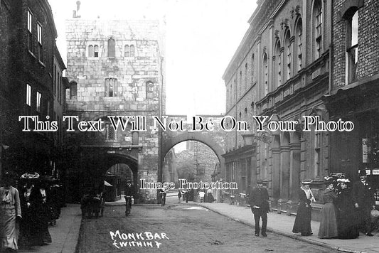 YO 10032 - Monk Bar, York, Yorkshire c1910