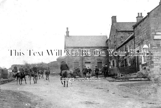 YO 10045 - Hunt Meet At The Wellington Inn Pub, Danby, Yorkshire c1905