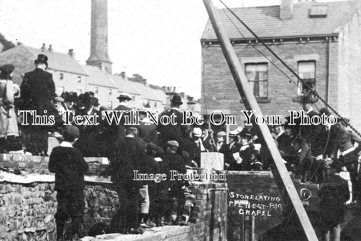 YO 10072 - Stone Laying, Primitive Methodist Chapel, Pye Nest, Halifax