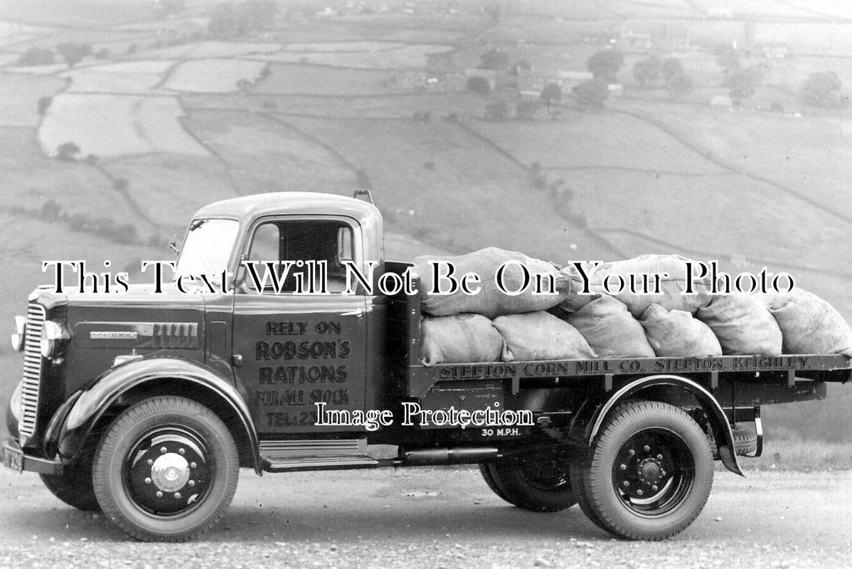 YO 10075 - Robsons Rations Delivery Lorry, Steeton Corn Mill, Keighley