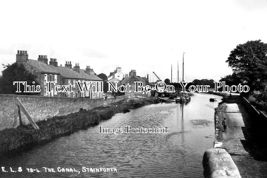 YO 10078 - The Canal, Stainforth, Doncaster, Yorkshire