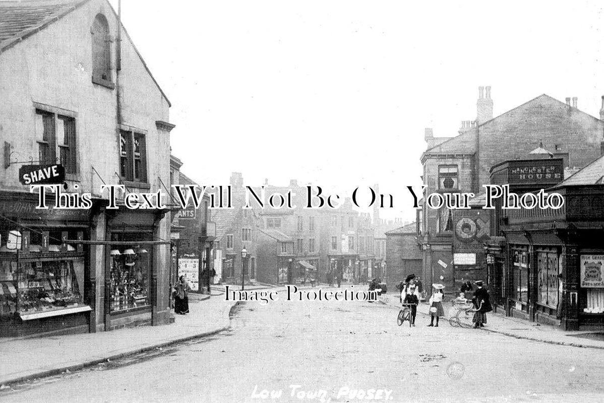 YO 10156 - Lowtown, Pudsey, Yorkshire c1908