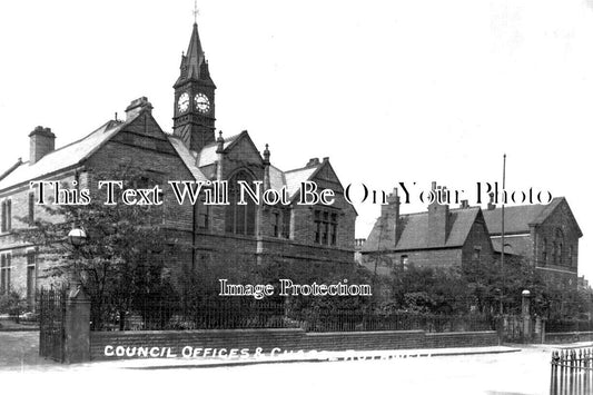 YO 10191 - Council Offices & Chapel, Rothwell, Yorkshire c1937