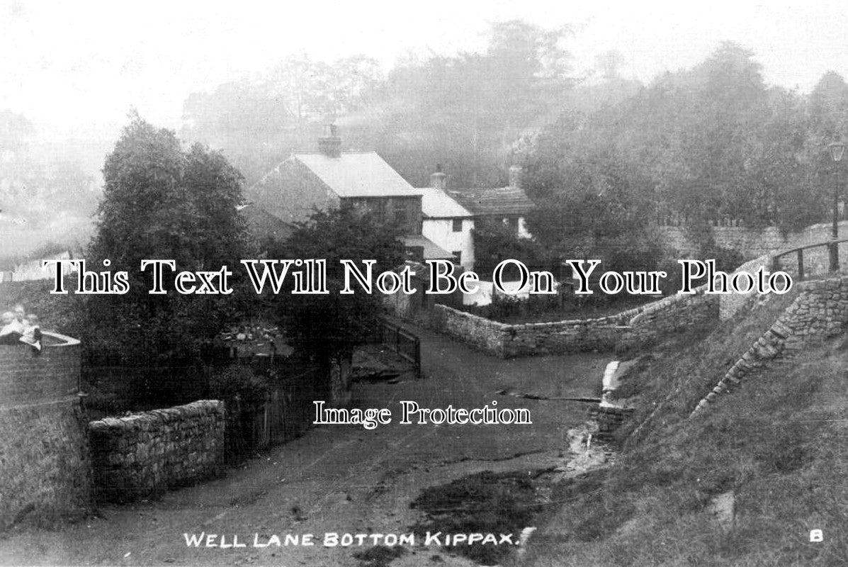 YO 10201 - Well Lane Bottom, Kippax, Leeds, Yorkshire c1913