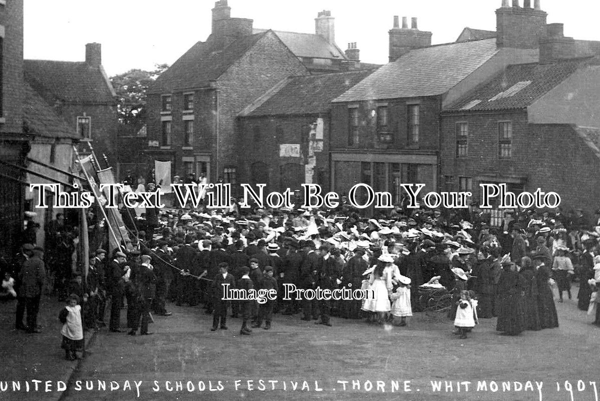 YO 10214 - United Sunday Schools Festival, Thorne, Yorkshire 1907