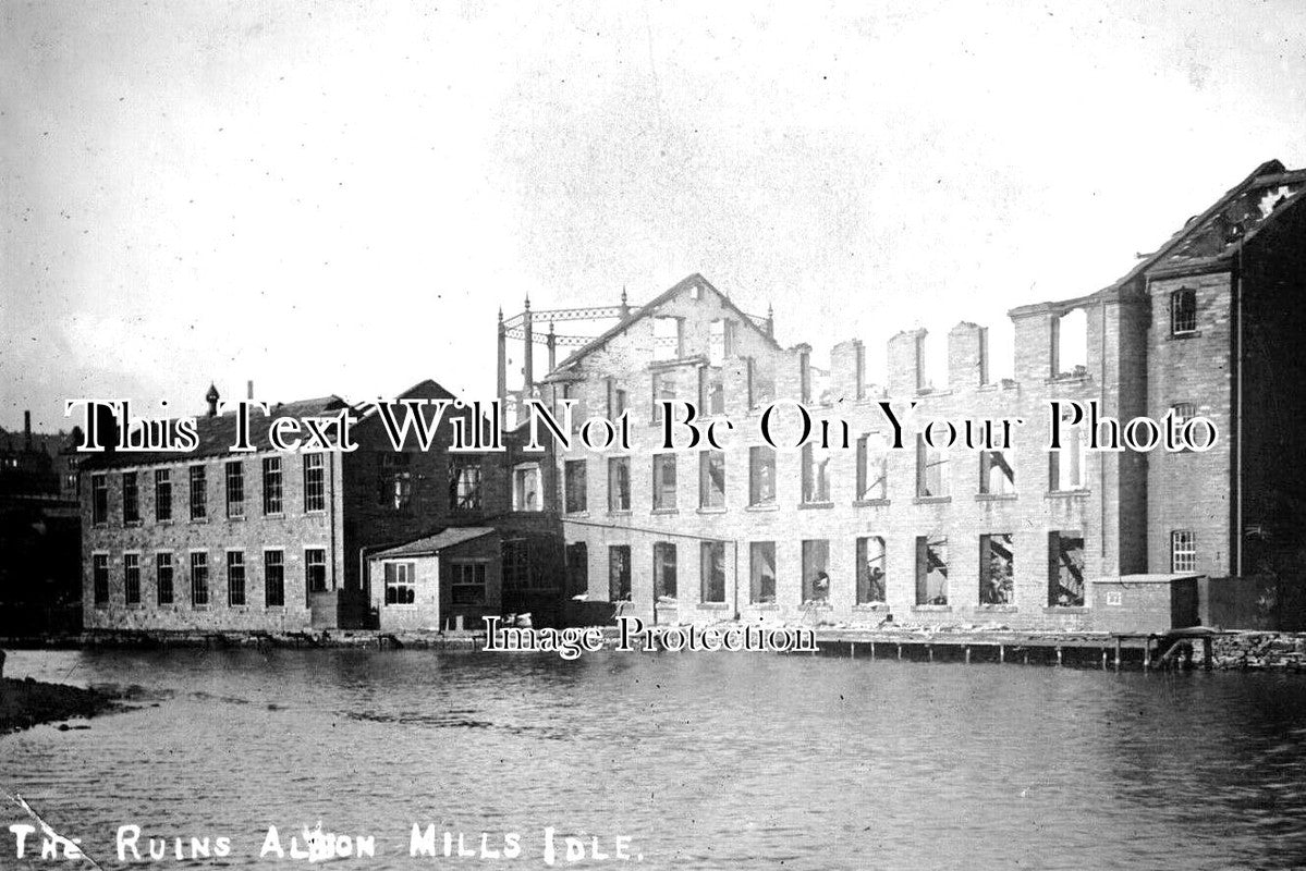 YO 10236 - The Ruins, Albion Mills, Idle, Bradford, Yorkshire 1911