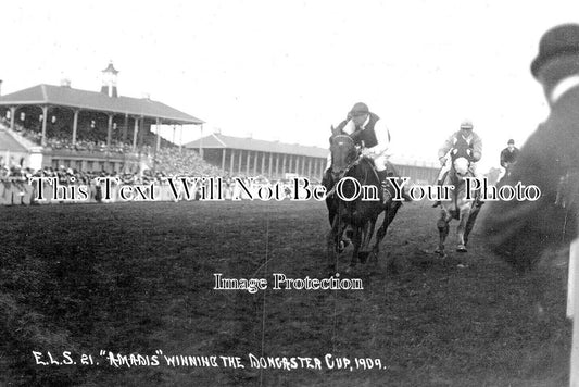 YO 10273 - Amadis Winning Doncaster Cup, Racecourse, Yorkshire 1909