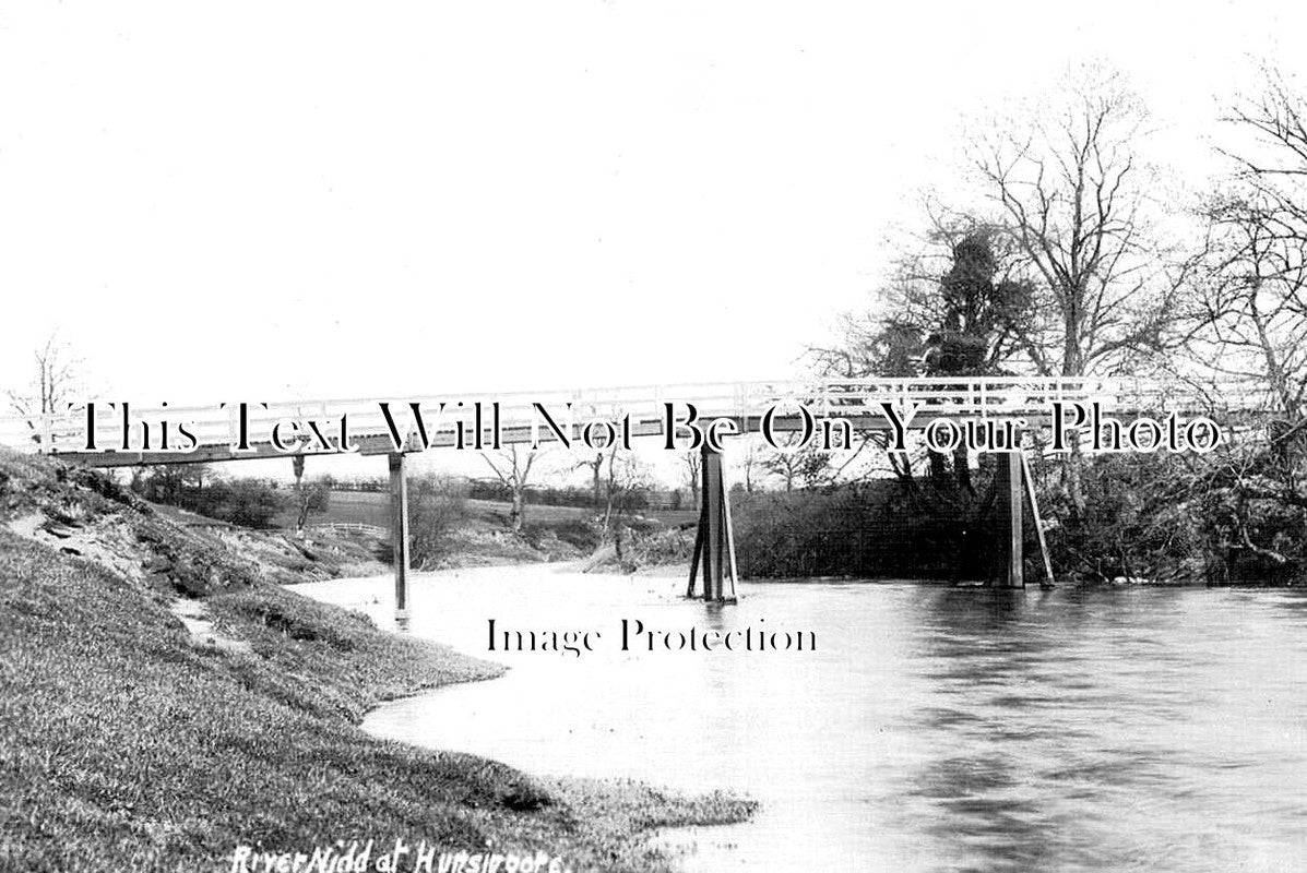 YO 10301 - River Nidd At Hunsingore, Yorkshire c1908