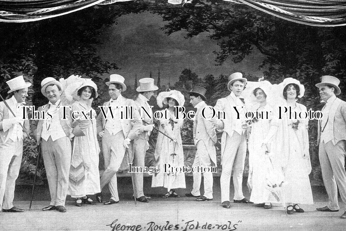 YO 10327 - George Royls Fol De Rols, Floral Hall, Scarborough c1911