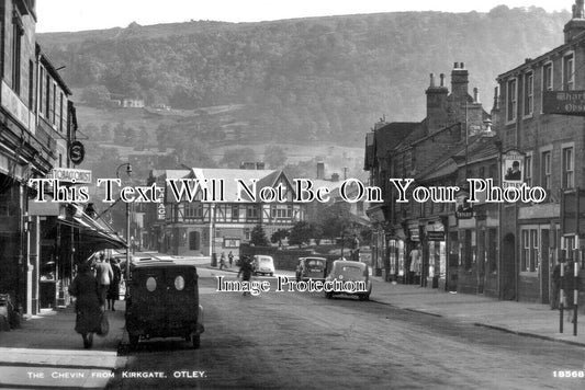 YO 10341 - The Chevin From Kirkgate, Otley, Yorkshire