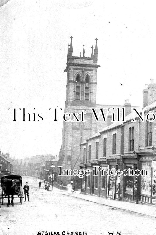 YO 10404 - St Silas Church, Broomhill, Sheffield, Yorkshire c1904