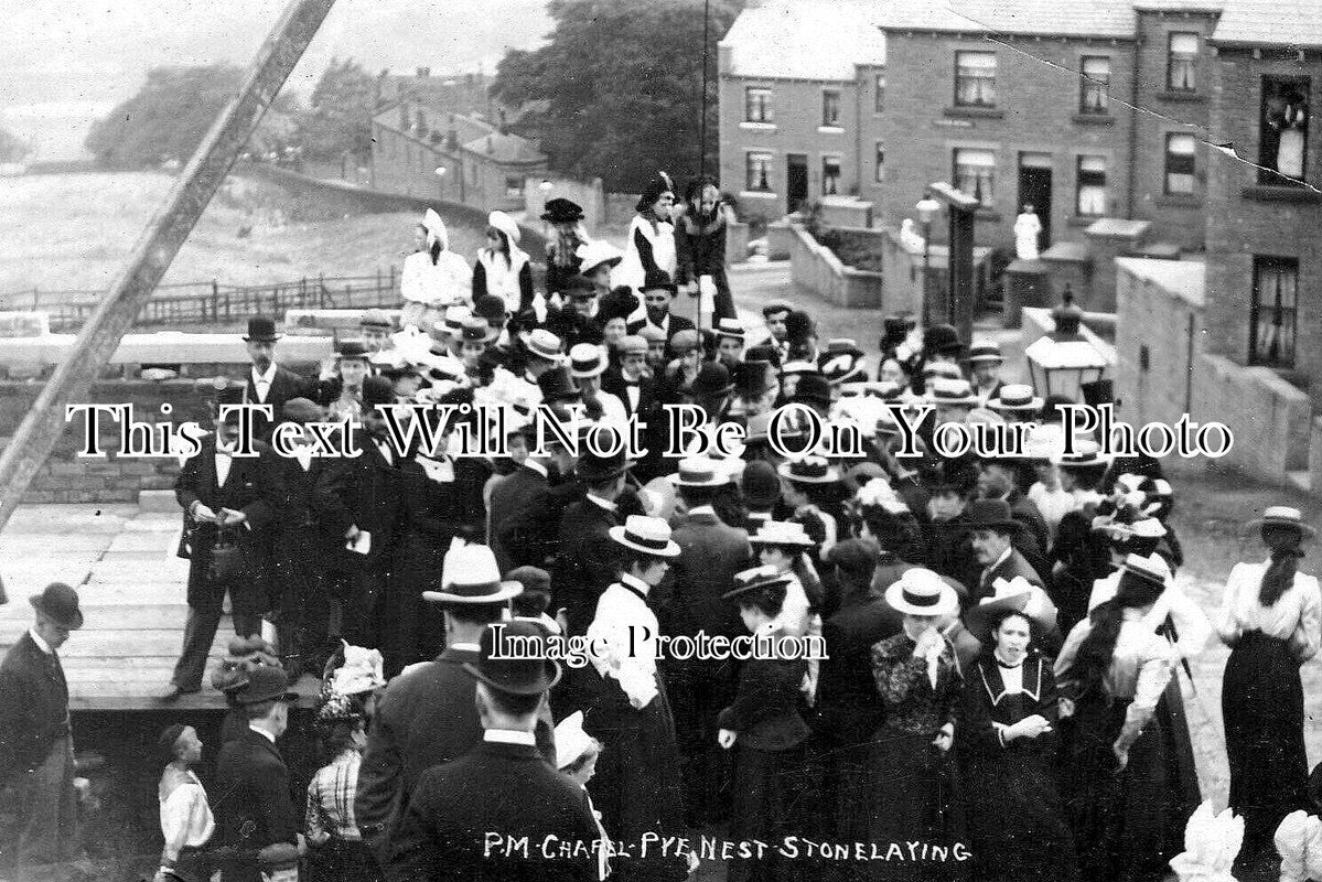 YO 10407 - Primitive Methodist Chapel Stone Laying, Pye Nest, Halifax