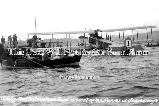 YO 10434 - Daily Mail Water Plane Race, Aeroplane, Scarborough