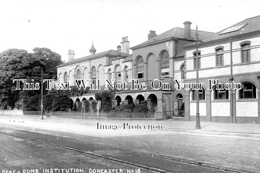 YO 10456 - Deaf & Dumb Institution, Doncaster, Yorkshire