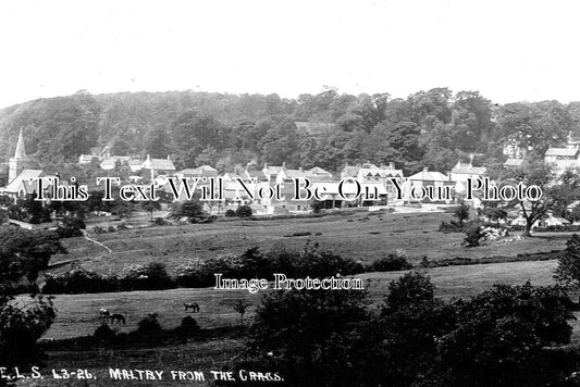 YO 10490 - Maltby From The Crags, Yorkshire