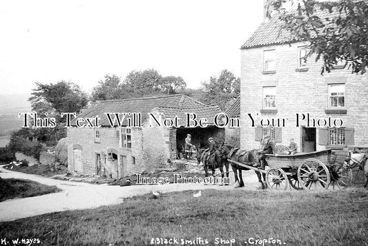 YO 10504 - Blacksmiths Shop, Cropton Smithy, Yorkshire c1925
