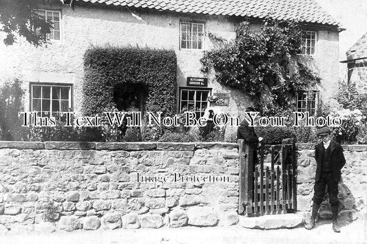 YO 10505 - Kitching Grocer, West Tanfield, Yorkshire c1912