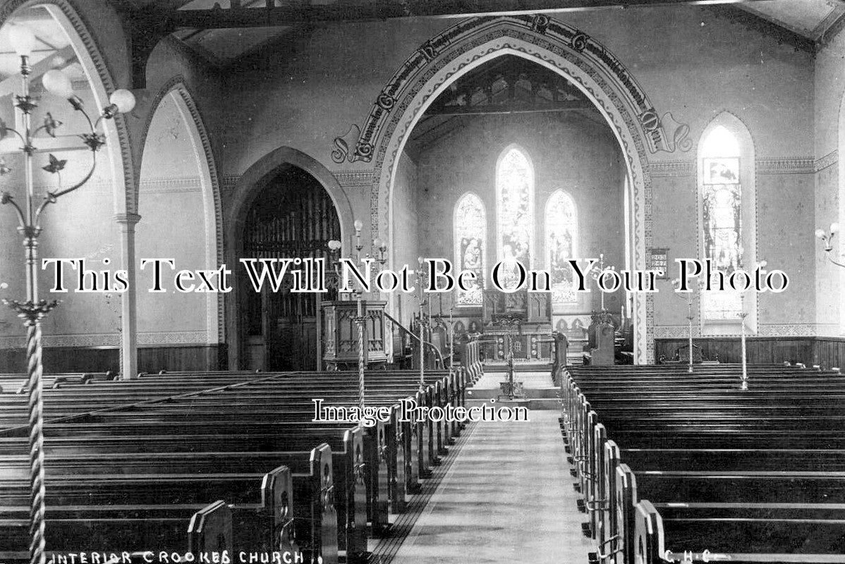 YO 10506 - Interior Of Crookes Church, Sheffield, Yorkshire