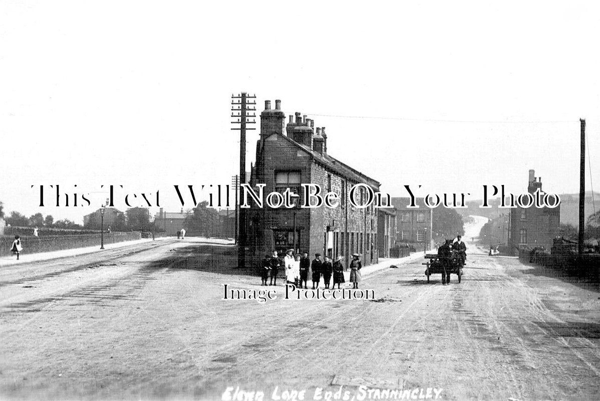 YO 10523 - Eleven Lane Ends, Stanningley, Leeds, Yorkshire c1912