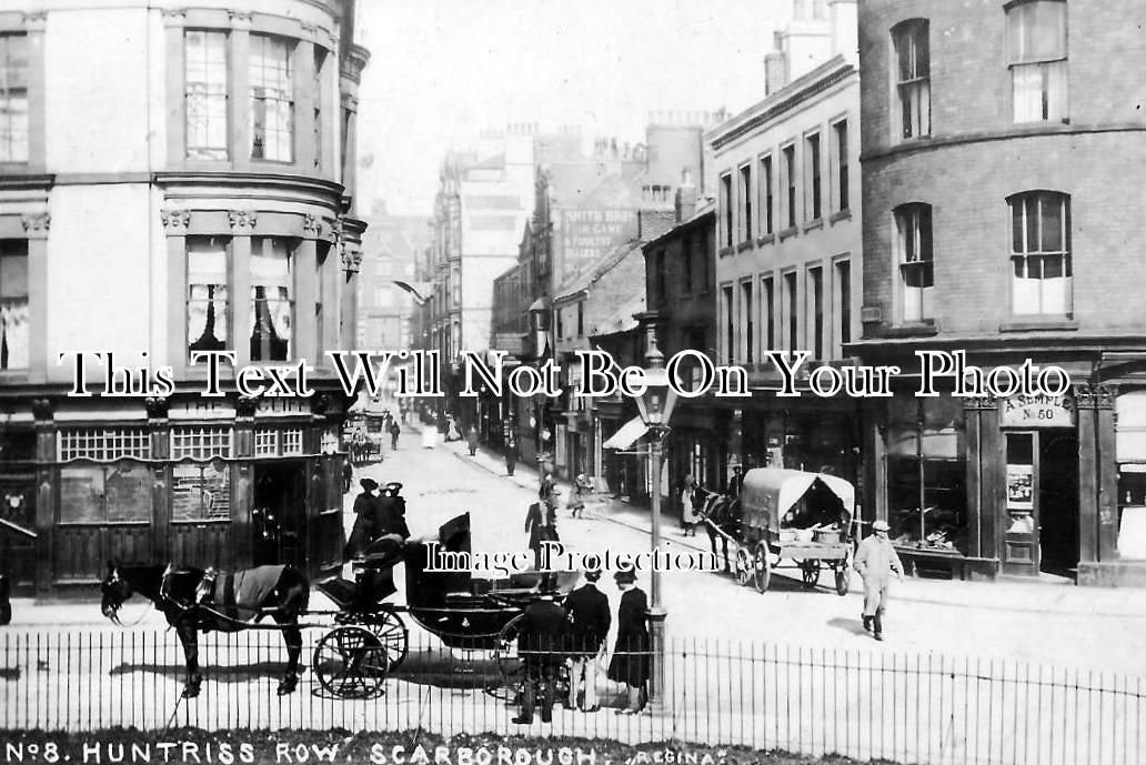 YO 1056 - Huntriss Row, Scarborough, Yorkshire c1906