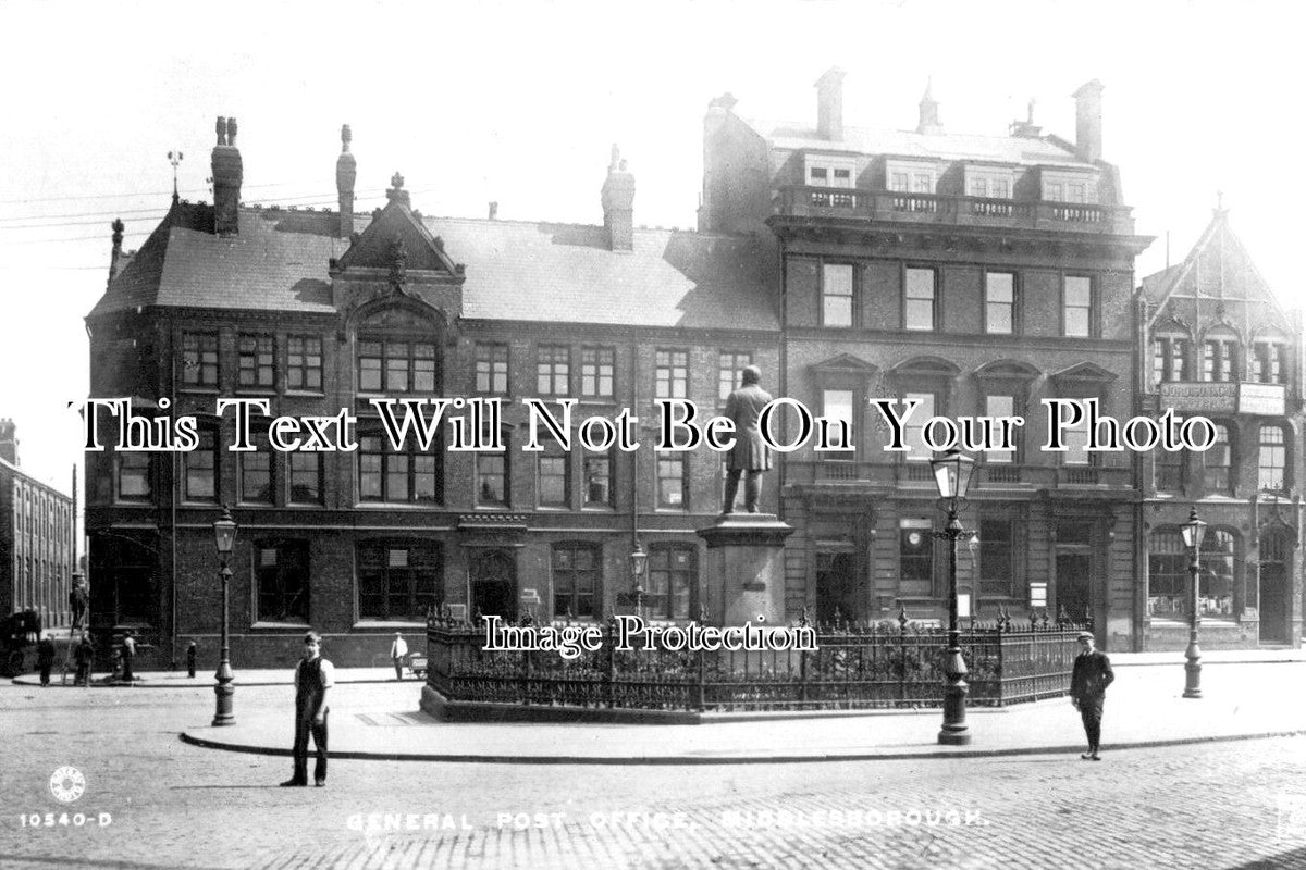 YO 10607 - Middlesbrough General Post Office, Yorkshire c1915