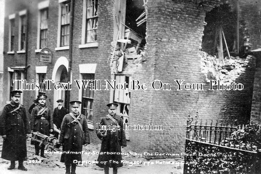 YO 10610 - German Bombardment Of Scarborough, Yorkshire 1914 WW1